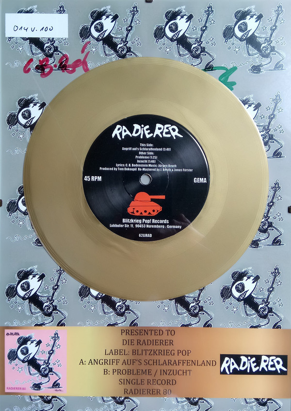 Die Radierer ‎– Radierer 80 Gold Edition